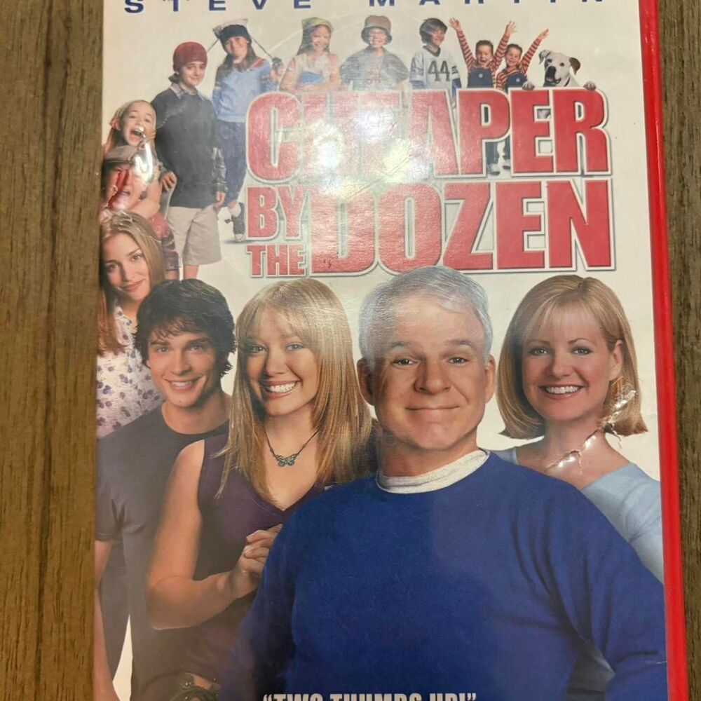 CHEAPER BY THE DOZEN dvd Y2K good condition